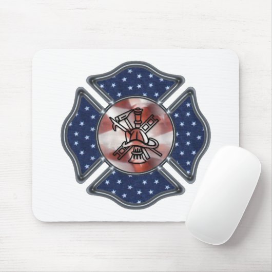 Firefighter Gift Mousepad Muismat (Met muis)