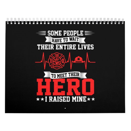 Firefighter Gift | Sommige mensen wachten op brand Kalender (Hoes)