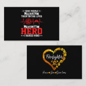 Firefighter Gift | Sommige mensen wachten op brand Visitekaartje (Voorkant / Achterkant)