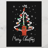 Firefighter Gift | Vroege kerstbrandweerman Flyer (Voorkant)