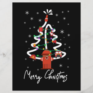 Firefighter Gift Vroege kerstbrandweerman Flyer