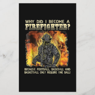 Firefighter Gift Waarom ben ik brandweerman gewo Flyer