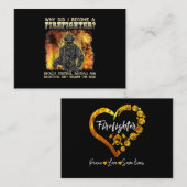 Firefighter Gift | Waarom ben ik brandweerman gewo Visitekaartje (Voorkant / Achterkant)