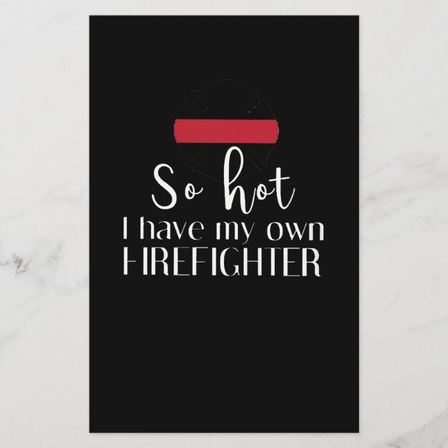 Firefighter Gift | Zo warm heb ik eigen brandweerm (Voorkant)