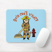 Firefighter Girl Muismat (Met muis)