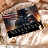 Firefighter Graduation Ceremony Bedankkaart