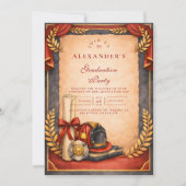 Firefighter Graduation Party Kaart (Voorkant)