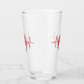 Firefighter Helmet Heartbeat Persoonlijk Glas (Rechts)