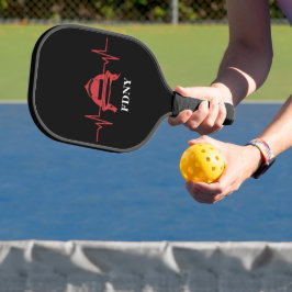 Firefighter Helmet Heartbeat Persoonlijk Pickleball Paddle