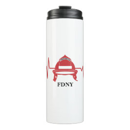 Firefighter Helmet Heartbeat Persoonlijk Thermosbeker