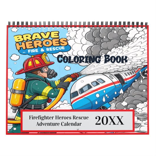 Firefighter Heroes Rescue Adventure 20XX Kalender (Hoes)