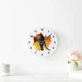 Firefighter In Flames Ronde Klok (Huis)