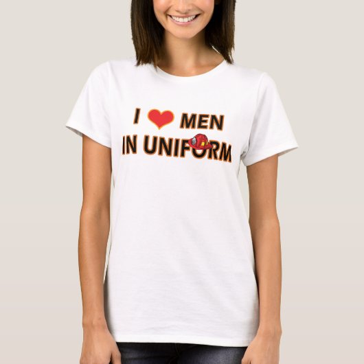 FIREFIGHTER IN UNIFORM T-SHIRT (Voorkant)