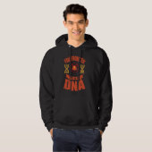 Firefighter It's In My DNA  Firefighting Fireman Hoodie (Voorkant volledig)