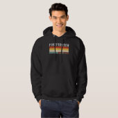 Firefighter Job Title Profession Worker Appreciati Hoodie (Voorkant volledig)