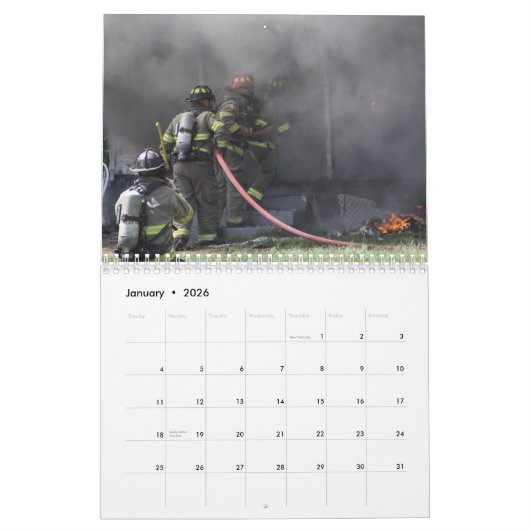 Firefighter Kalender (Jan 2026)