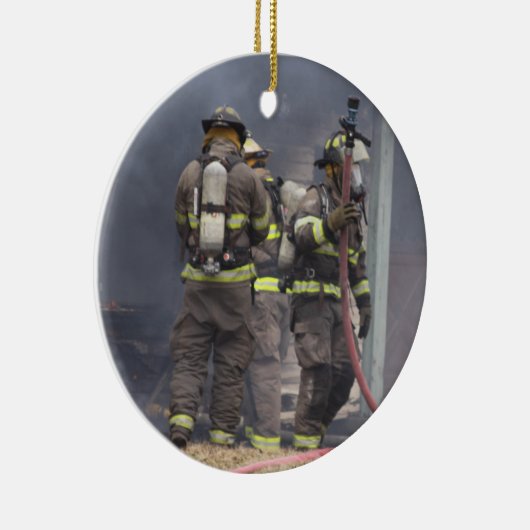 Firefighter Keramisch Ornament (Rechts)