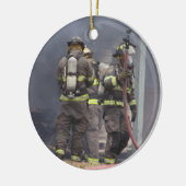 Firefighter Keramisch Ornament (Links)