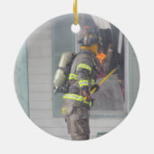 Firefighter Keramisch Ornament (Achterkant)