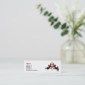 Firefighter Kilroy Profile Card 1 Mini Visitekaartje (Staand voorkant)