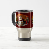 Firefighter Kilroy Travel Mug Reisbeker (Voorkant links)
