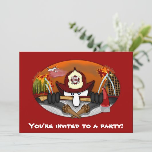 Firefighter Kilroy-uitvindingen Kaart (Staand voorkant)