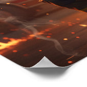 Firefighter Kneeling Tribute Poster (Hoek)