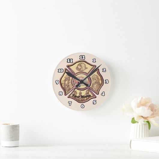 Firefighter Maltese Cross klok (Huis)
