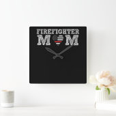Firefighter mam Thin Red Line.png Vierkante Klok (Huis)