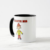 Firefighter Mam Tshirts en Gifts Mok (Voorkant links)