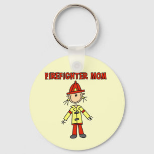 Firefighter Mam Tshirts en Gifts Sleutelhanger