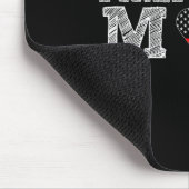 Firefighter Mom Fireman Gift Proud Firefighter Quo Muismat (Hoek)