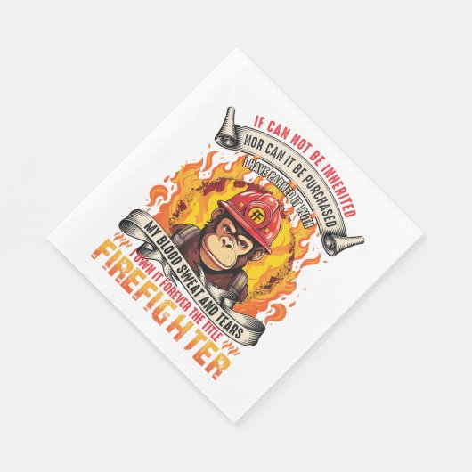 Firefighter Monkey Servet (Hoek)