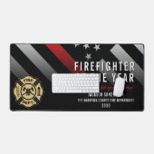 Firefighter of the Year Employee Logo Red Line Bureaumat (Keyboard & Muis)
