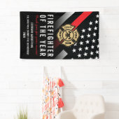 Firefighter of the Year Employee Logo Red Line Spandoek (Insitu)