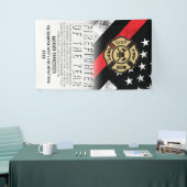 Firefighter of the Year Employee Recognition Logo Spandoek (Beurs)