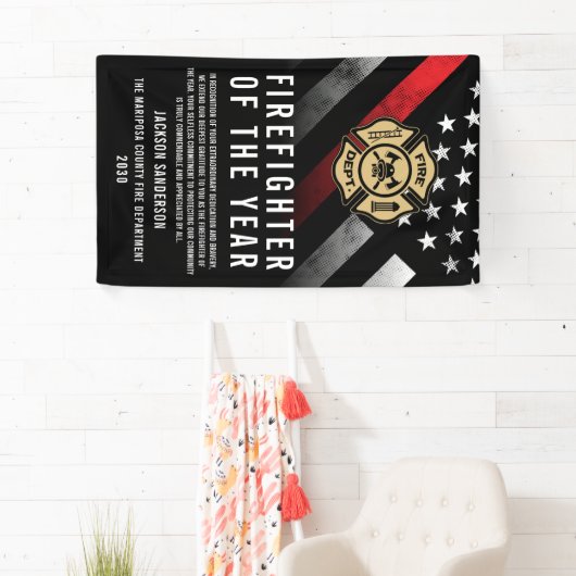 Firefighter of the Year Employee Recognition Logo Spandoek (Insitu)