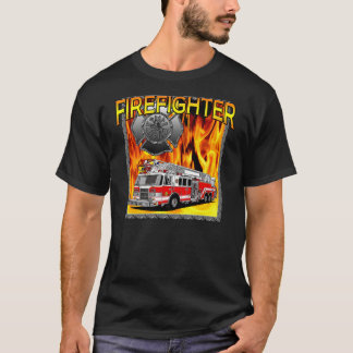 FIREFIGHTER ONTWERP T-SHIRT