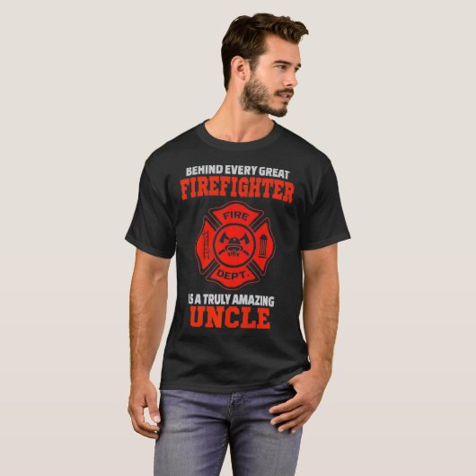 Firefighter Oom Premium T-shirt (Voorkant volledig)