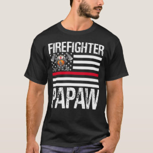 Firefighter PAPAW ondersteunt de Thin Red Line US  T-shirt
