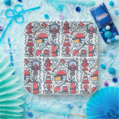 Firefighter Papieren Bordje (Feest)