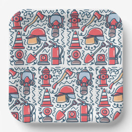 Firefighter Papieren Bordje