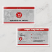 Firefighter | Perfect Visitekaartje (Voorkant / Achterkant)