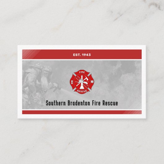 Firefighter | Perfect Visitekaartje (Voorkant)