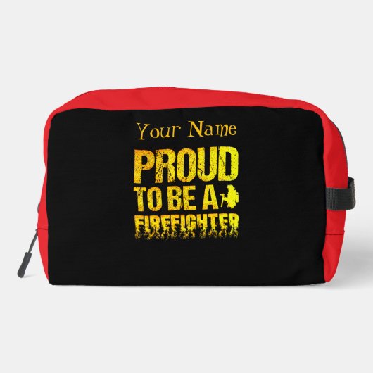 Firefighter Pride & Bravery Toilettasje (Achterkant)