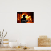 Firefighter Quote Poster (Keuken)