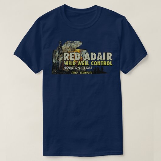 Firefighter Red Adair Wild Well Control 1959 T-shirt (Design voorkant)