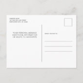 Firefighter Retirement American Flag Thin Red Line Uitnodiging Briefkaart (Achterkant)