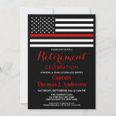 Firefighter Retirement Celebration Fireman Kaart (Voorkant)