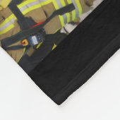Firefighter Retirement Custom 6 Photo Fire Service Fleece Deken (Hoek)